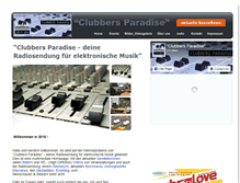 Tablet Screenshot of clubbersparadise.de